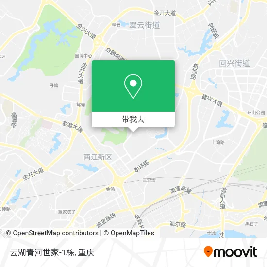 云湖青河世家-1栋地图