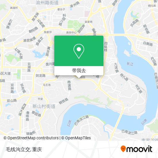 毛线沟立交地图