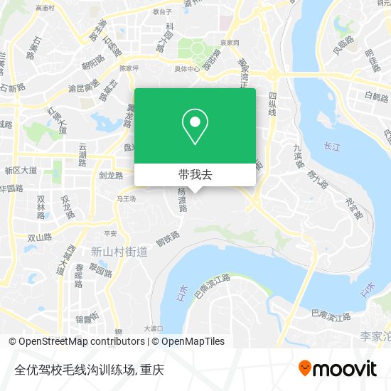 全优驾校毛线沟训练场地图