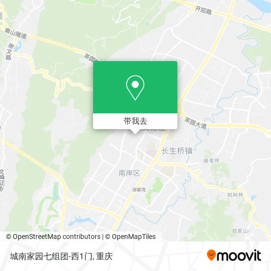 城南家园七组团-西1门地图