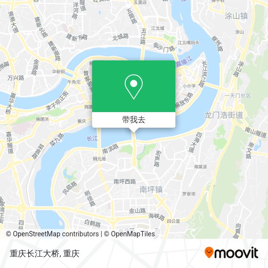重庆长江大桥地图