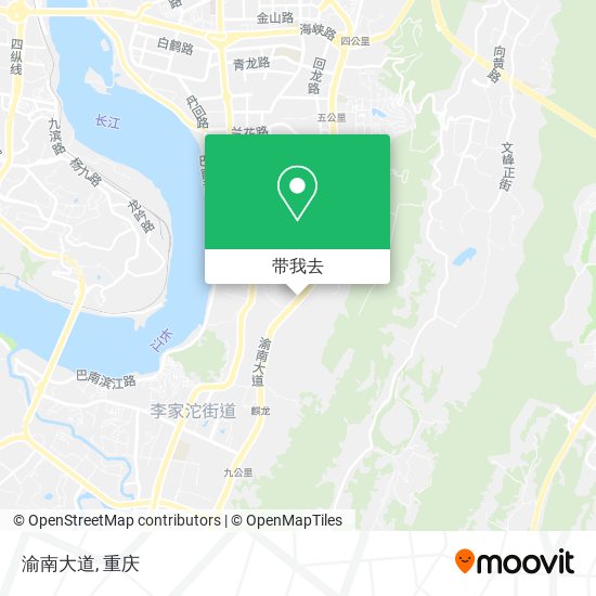 渝南大道地图