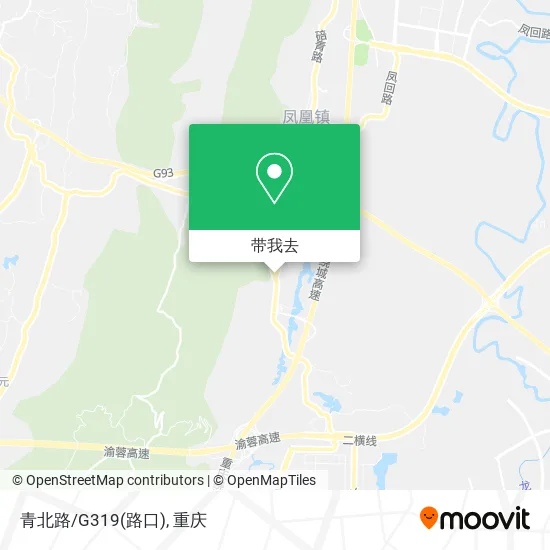 青北路/G319(路口)地图