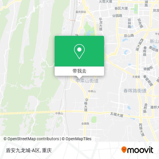 盾安九龙城-A区地图