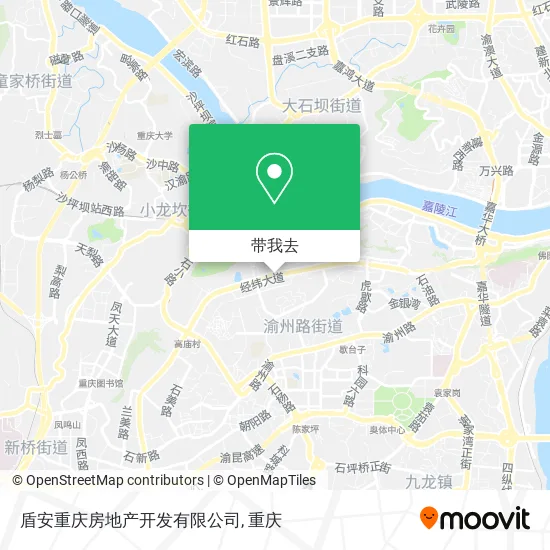 盾安重庆房地产开发有限公司地图