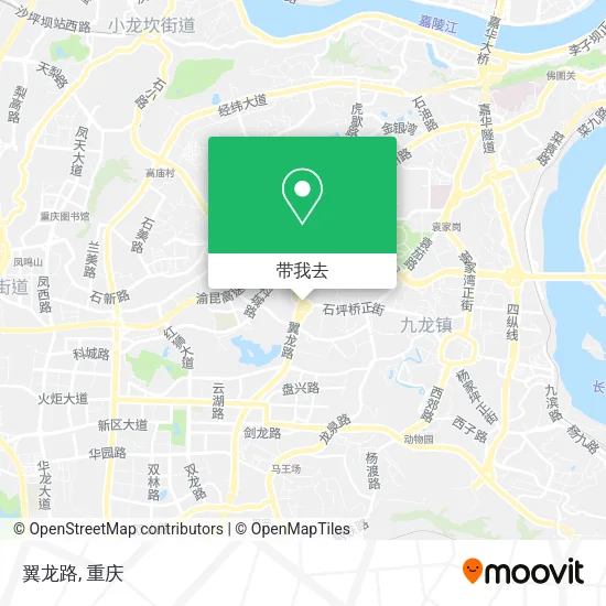 翼龙路地图