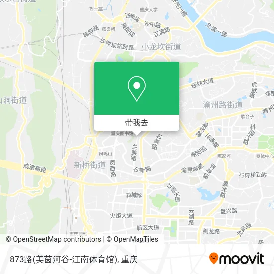 873路(美茵河谷-江南体育馆)地图