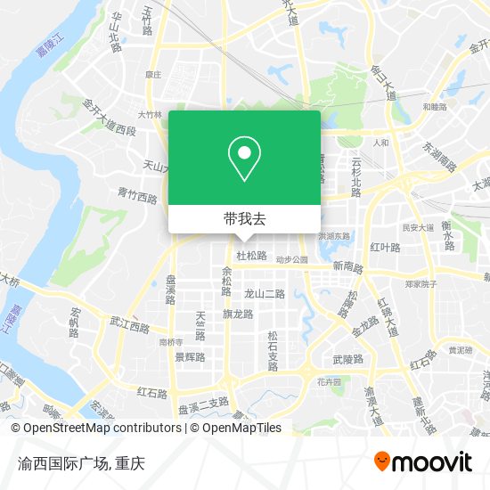 渝西国际广场地图