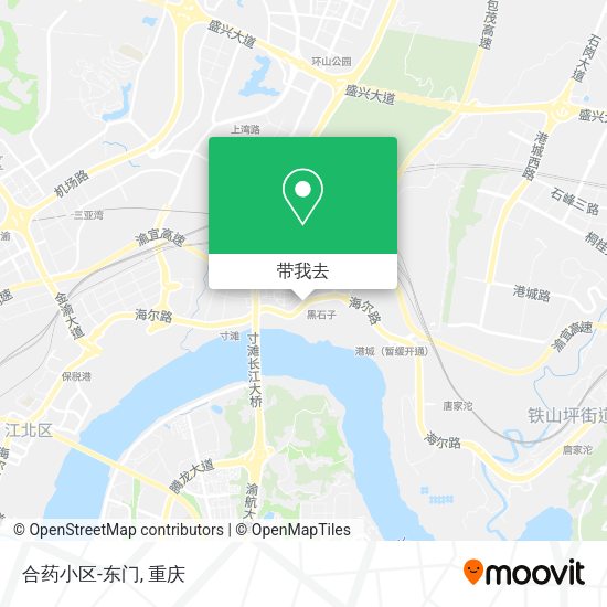 合药小区-东门地图