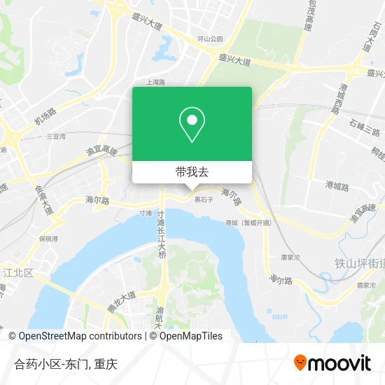 合药小区-东门地图