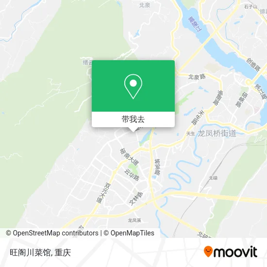 旺阁川菜馆地图
