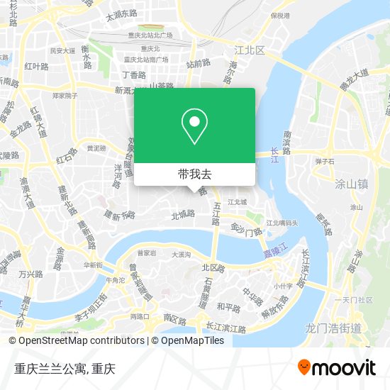 重庆兰兰公寓地图