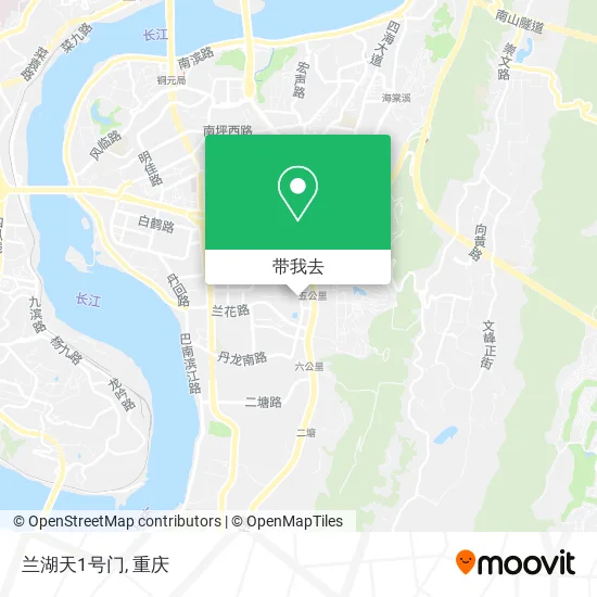 兰湖天1号门地图