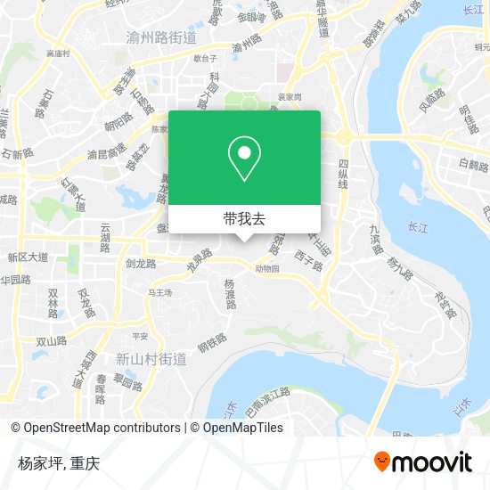 杨家坪地图