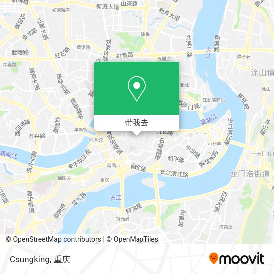 Csungking地图