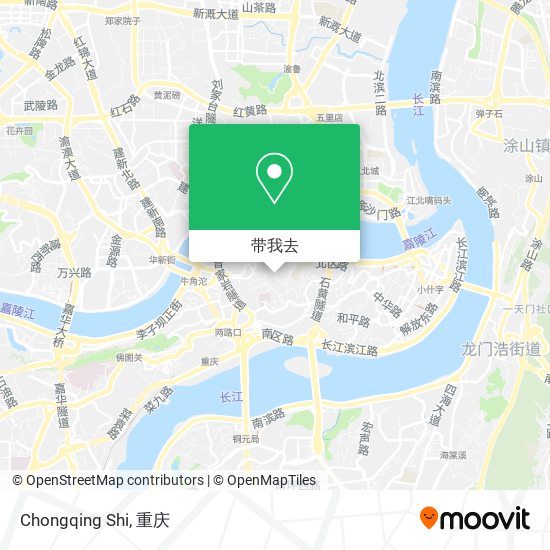 Chongqing Shi地图