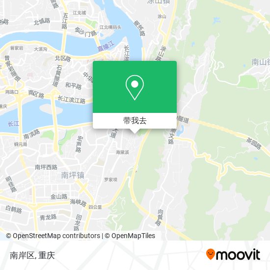 南岸区地图