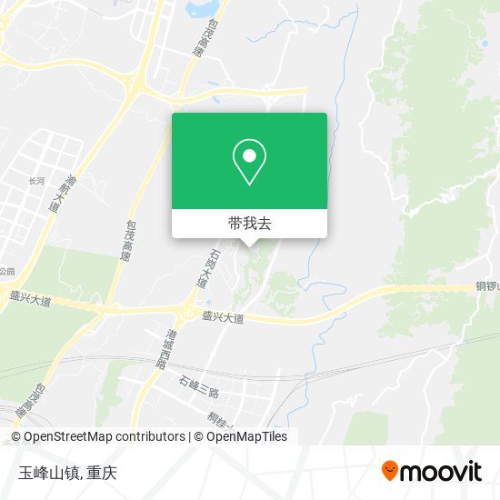 玉峰山镇地图