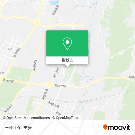 玉峰山镇地图