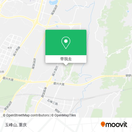 玉峰山地图