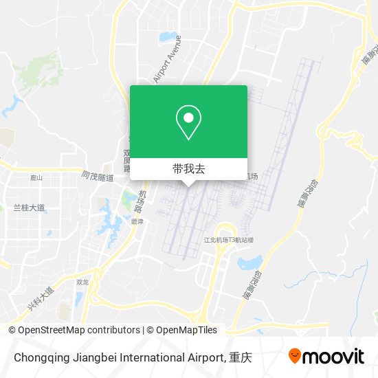 Chongqing Jiangbei International Airport地图