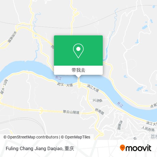 Fuling Chang Jiang Daqiao地图
