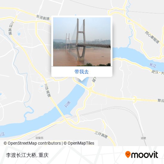 李渡长江大桥地图