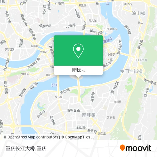 重庆长江大桥地图