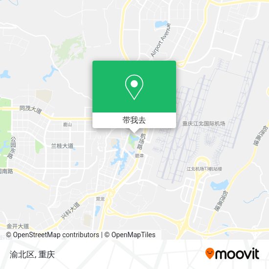 渝北区地图