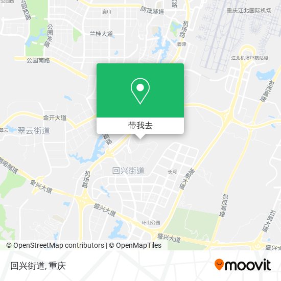 回兴街道地图
