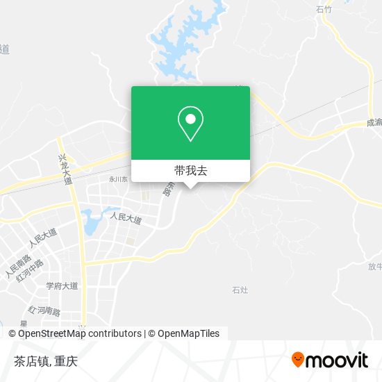 茶店镇地图