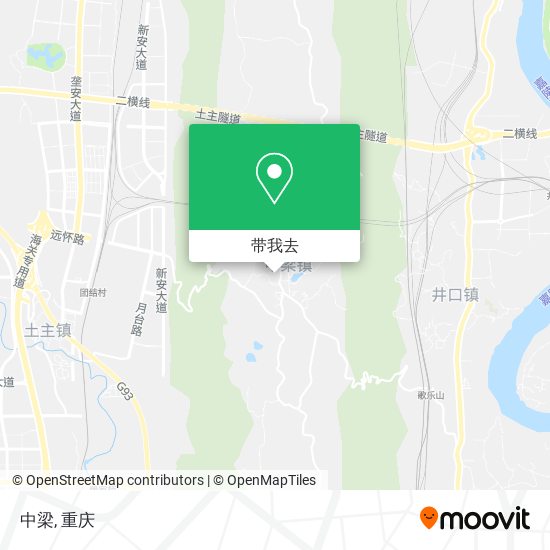 中梁地图