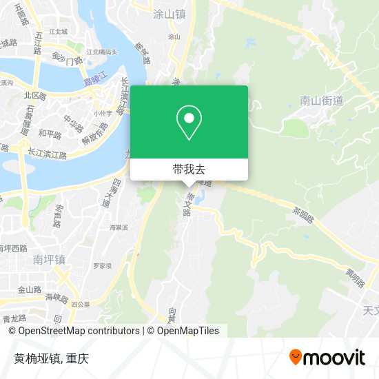 黄桷垭镇地图