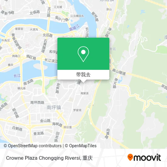 Crowne Plaza Chongqing Riversi地图