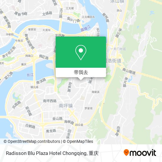 Radisson Blu Plaza Hotel Chongqing地图