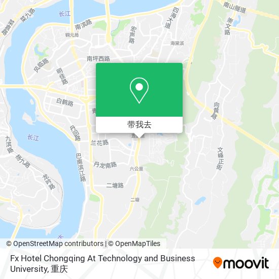 Fx Hotel Chongqing At Technology and Business University地图