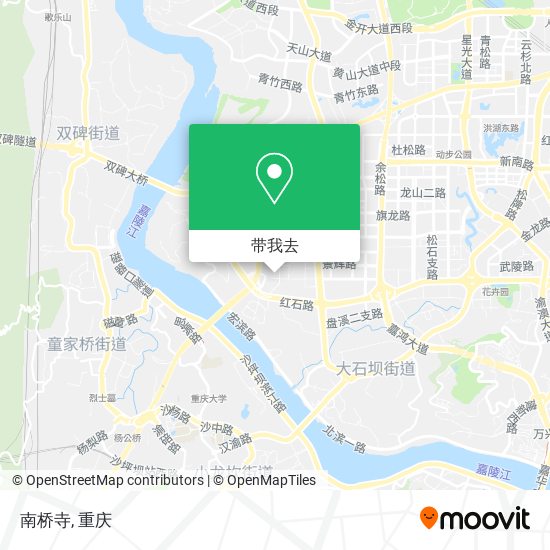 南桥寺地图
