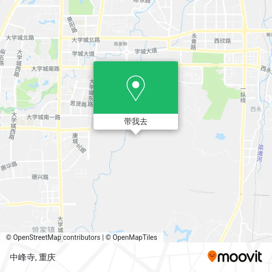 中峰寺地图
