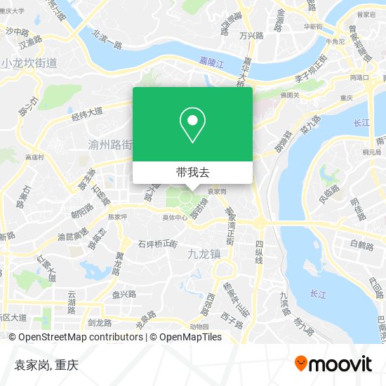 袁家岗地图