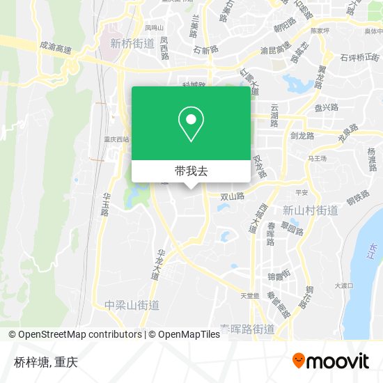 桥梓塘地图