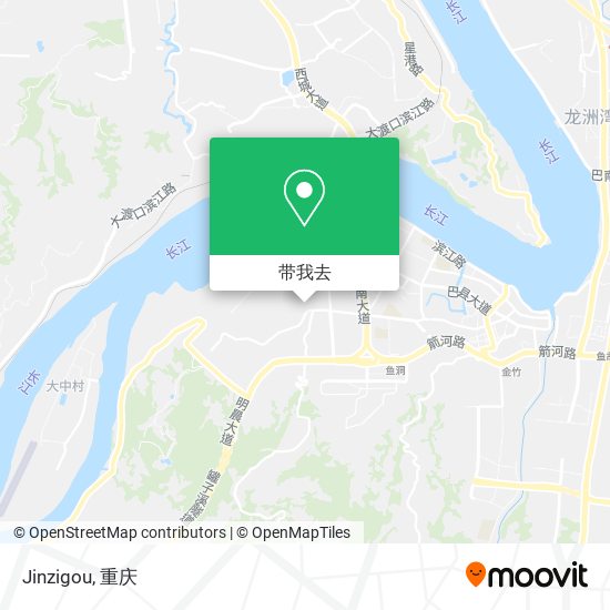Jinzigou地图