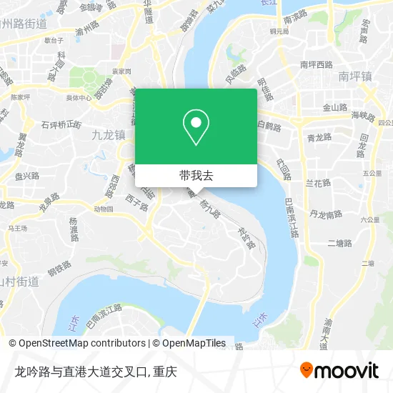 龙吟路与直港大道交叉口地图