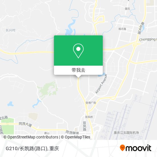 G210/长凯路(路口)地图
