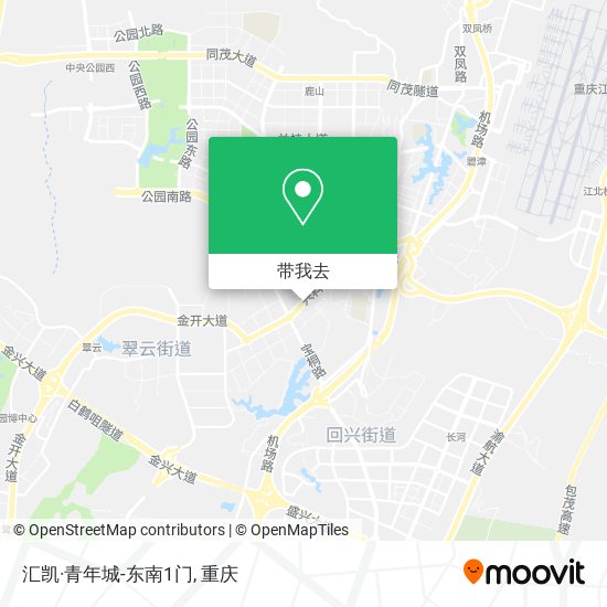 汇凯·青年城-东南1门地图