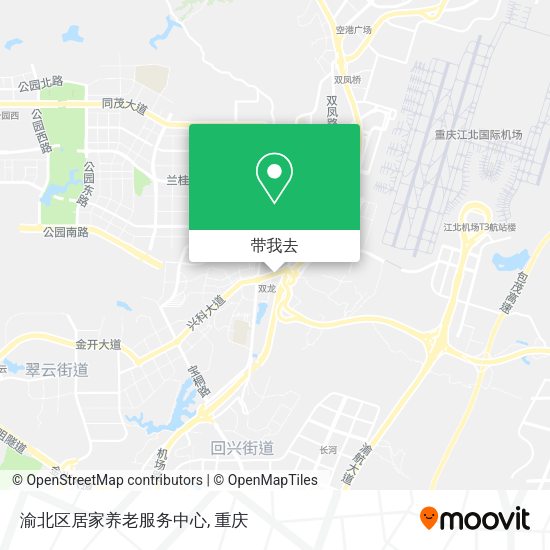 渝北区居家养老服务中心地图