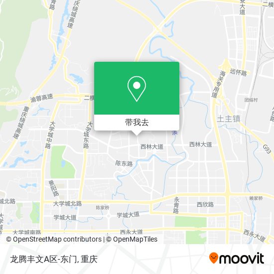 龙腾丰文A区-东门地图