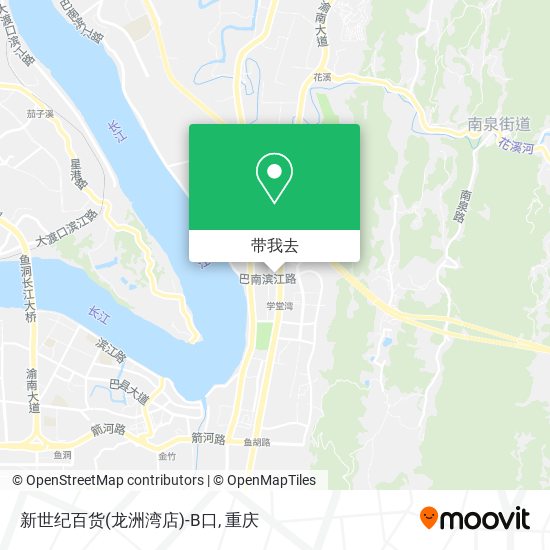 新世纪百货(龙洲湾店)-B口地图