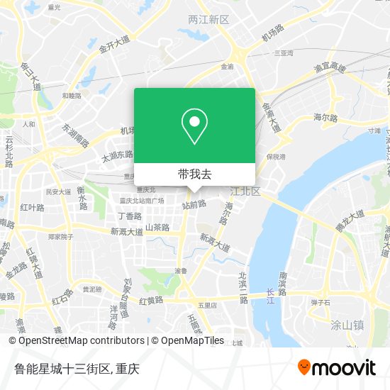 鲁能星城十三街区地图