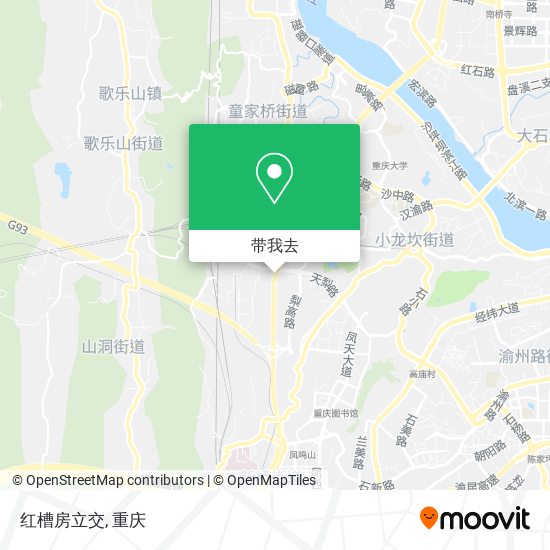 红槽房立交地图