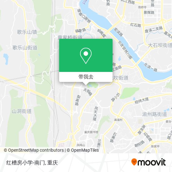 红槽房小学-南门地图